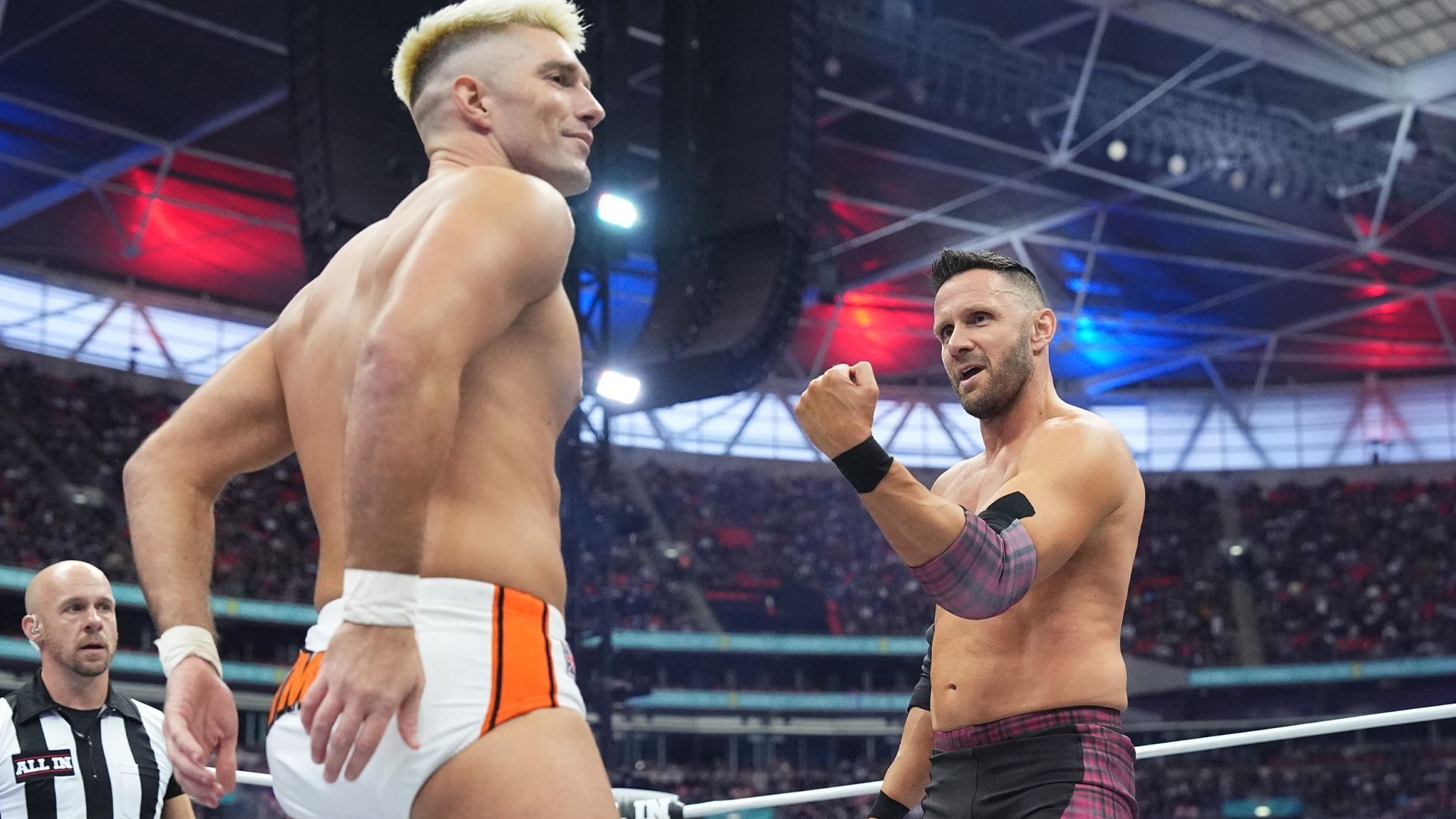 Zack Sabre Jr came face to face with Nigel McGuinness.