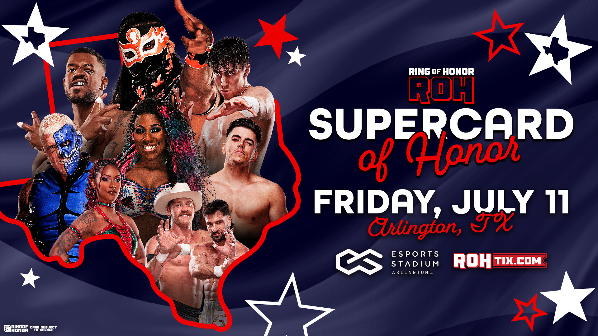 Supercard of Honor used to be held on WrestleMania weekend.
